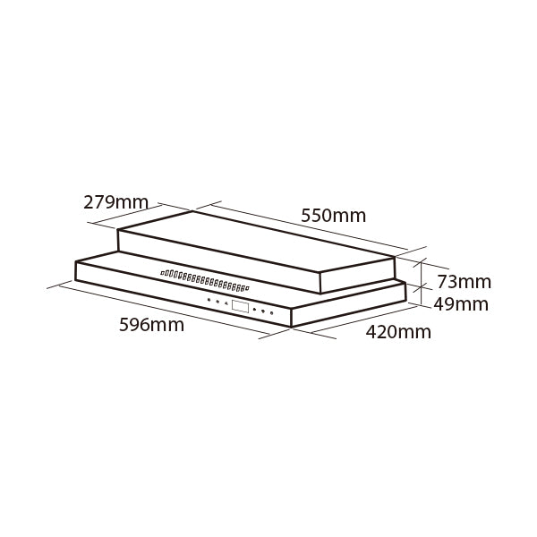 60cm Wifi Slim Hood