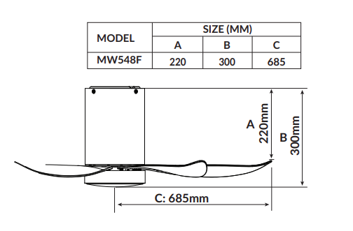 Helios 54″ Smart Ceiling Fan