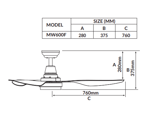Kronus 60″ Smart Ceiling Fan