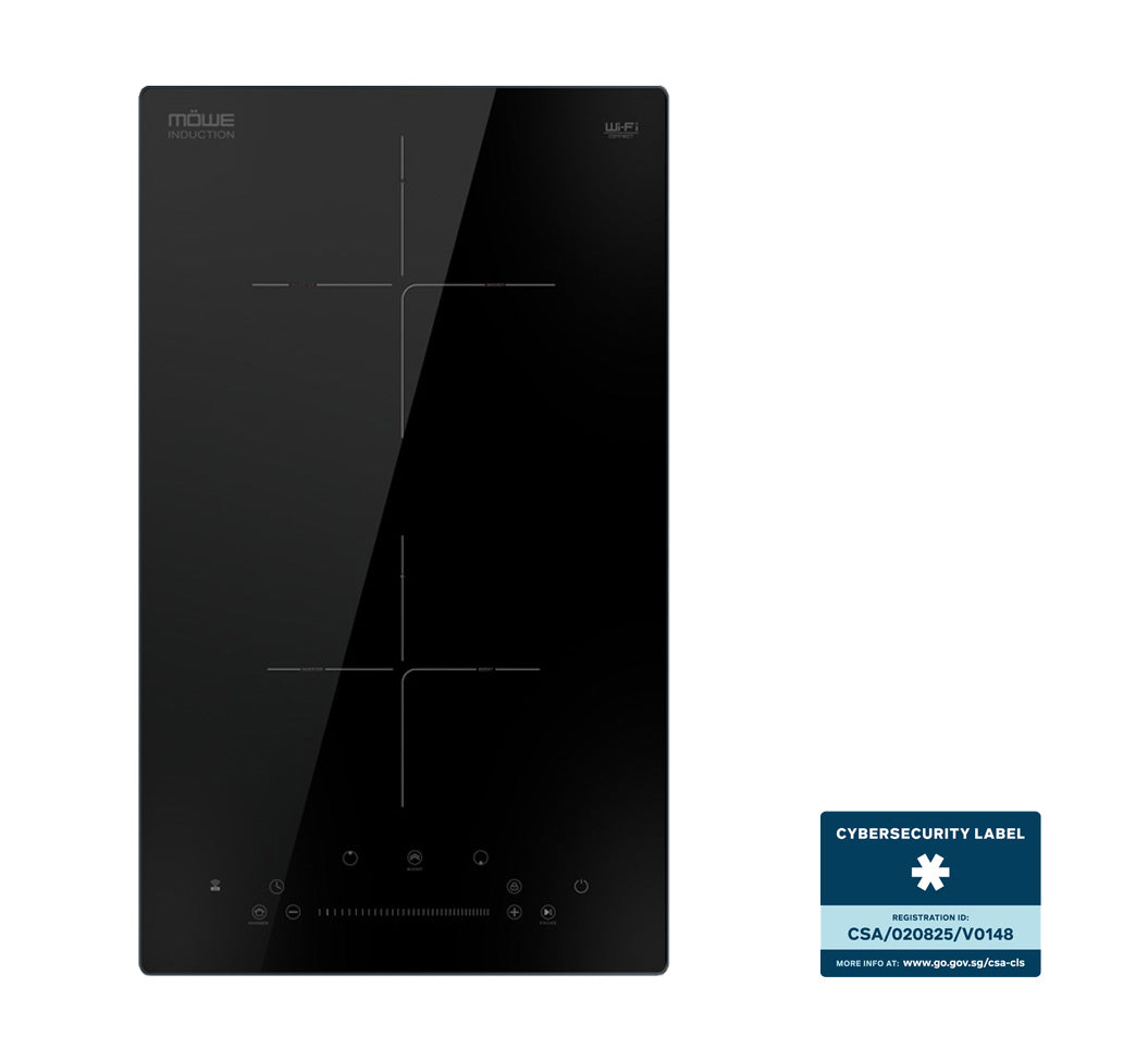 30cm Wifi Induction Hob (2 Zones)