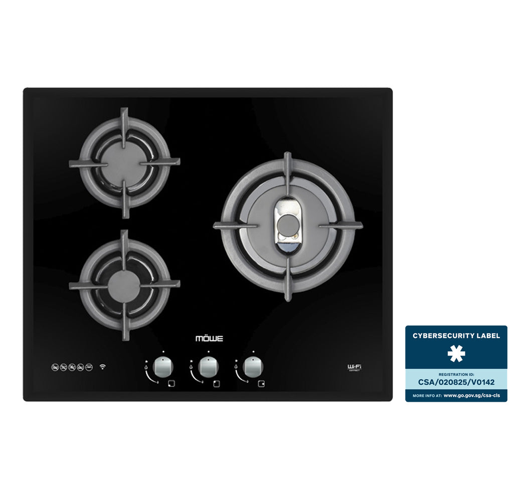 60cm Wifi Hob (3 Burner)