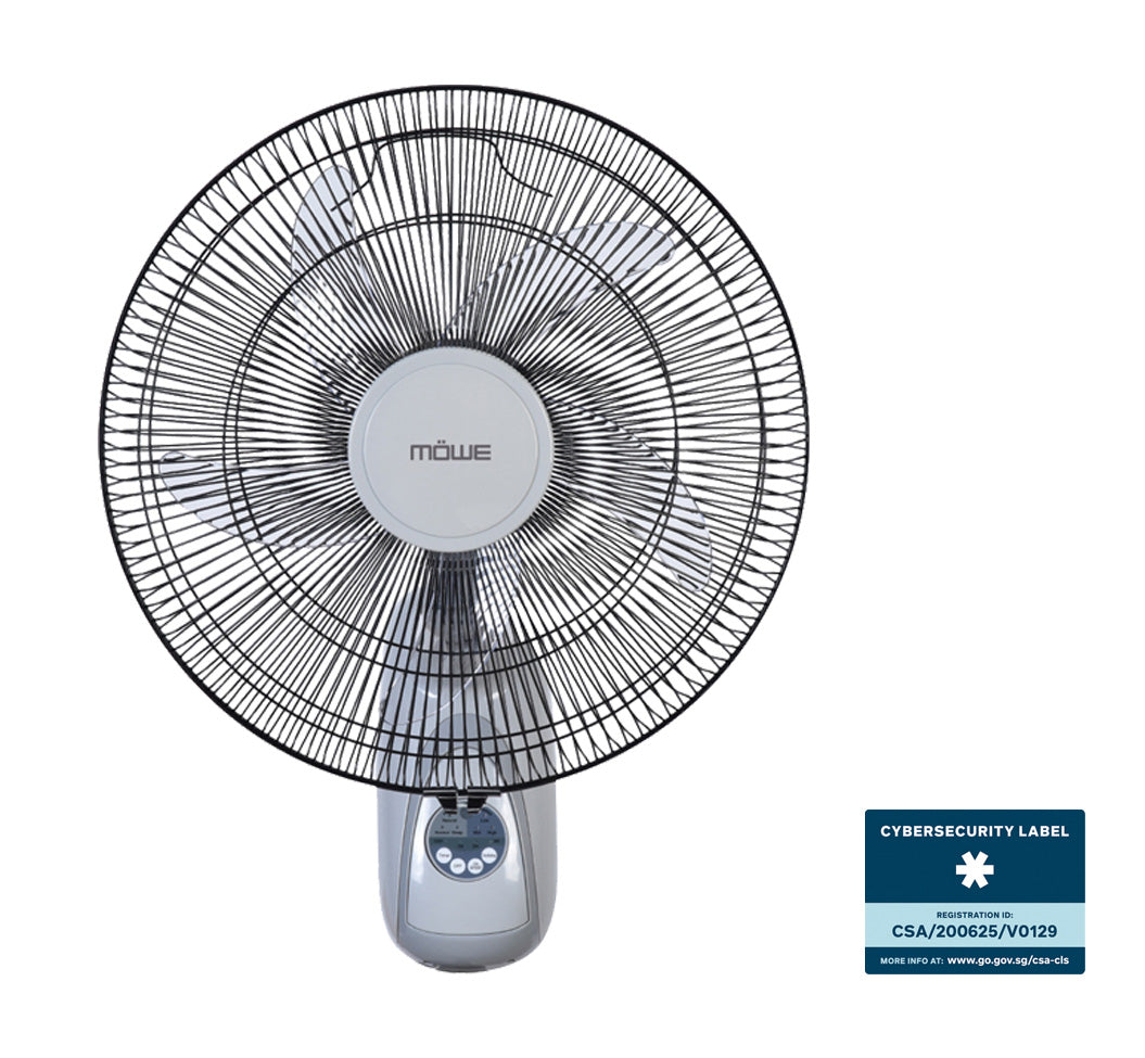 16" Smart Wall Fan with Remote